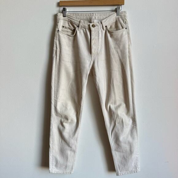 AMERICAN VINTAGE Unisex Le Carrot SNOP 53 Cream Jeans - Picture 1 of 9